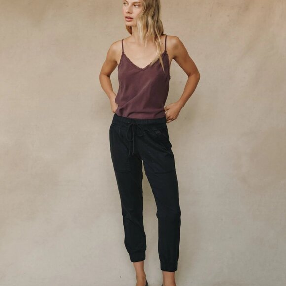 Bella dahl Los Angeles designer vintage black relaxed jogger new with tags Large - Picture 1 of 17